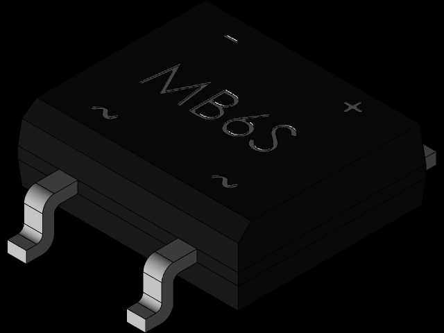 二极管桥MB1S-MB8S、B6S、MBxS、BxS等至-269AA、MBS、SOIC-4(飞兆半导体)