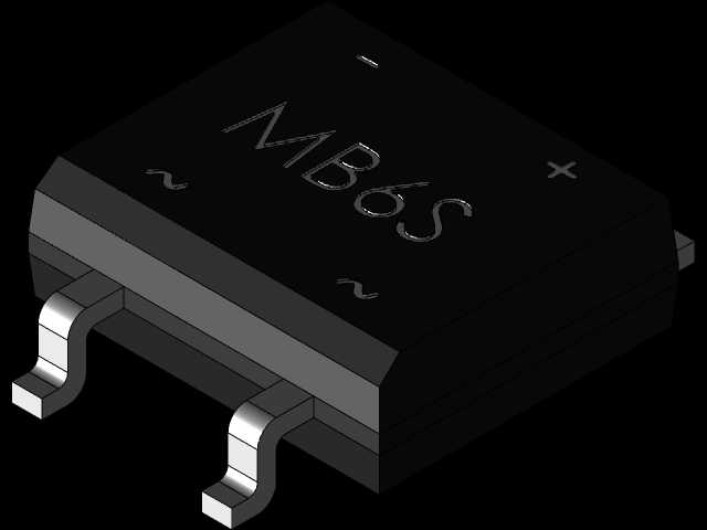 二极管桥MB1S-MB8S、B6S、MBxS、BxS等至-269AA、MBS、SOIC-4(飞兆半导体)