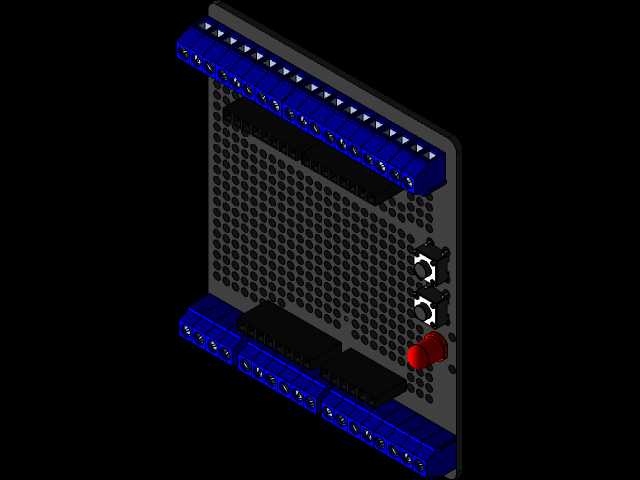 Arduino Uno的Sparkfun Proto螺旋防护罩
