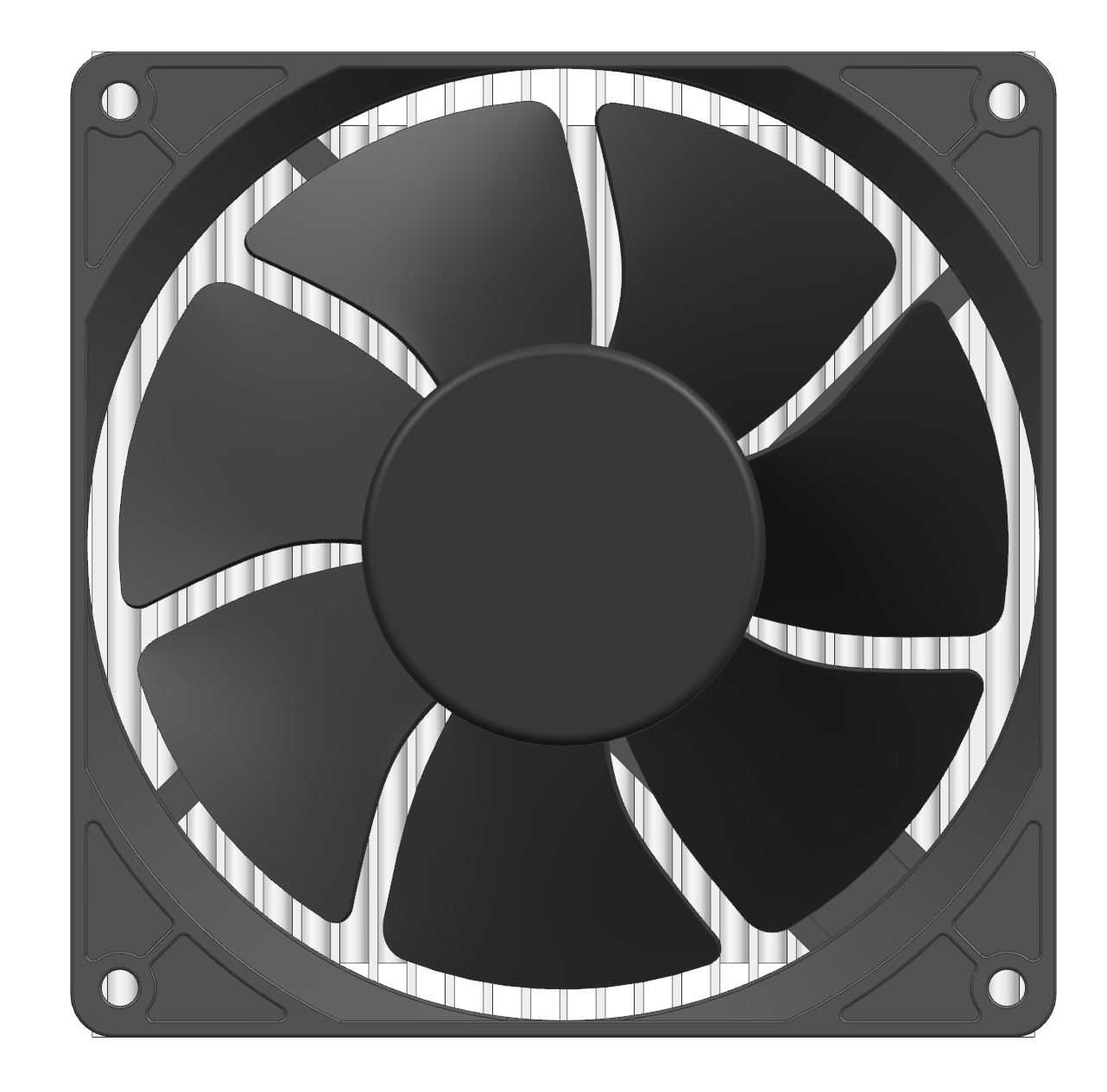80mm��ͲCPU���Ⱥ�ɢ����