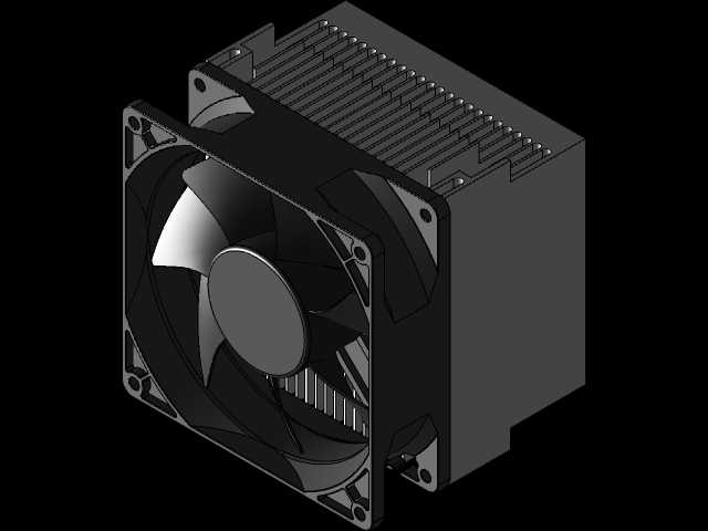 80mm��ͲCPU���Ⱥ�ɢ����