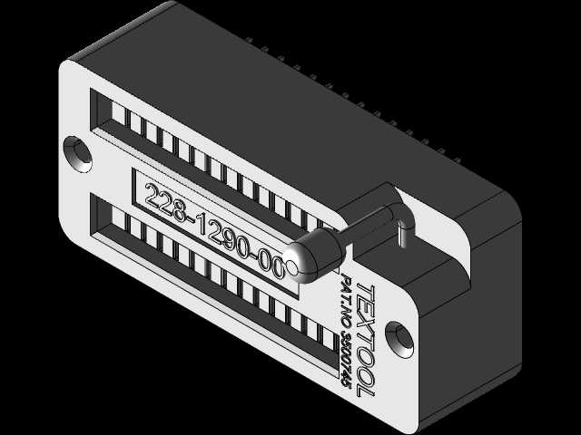 Textool ZIF 28 DIP插座