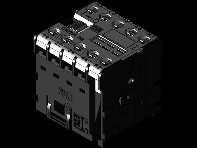 微型接触器CAW04-31-00D23 6A 24V-WEG/接触器