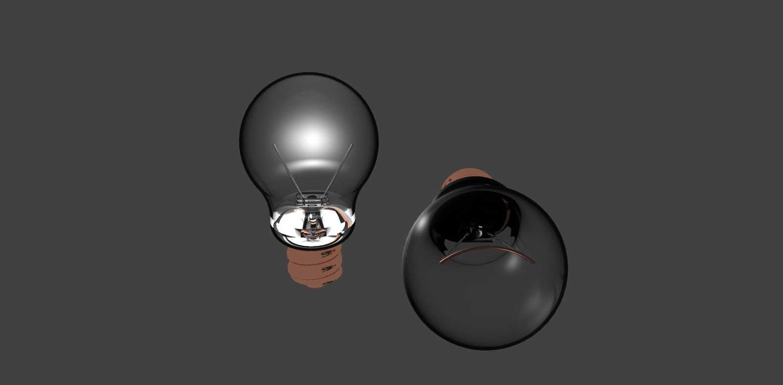 用AutoCAD制作的灯泡(thesourcecad.com)