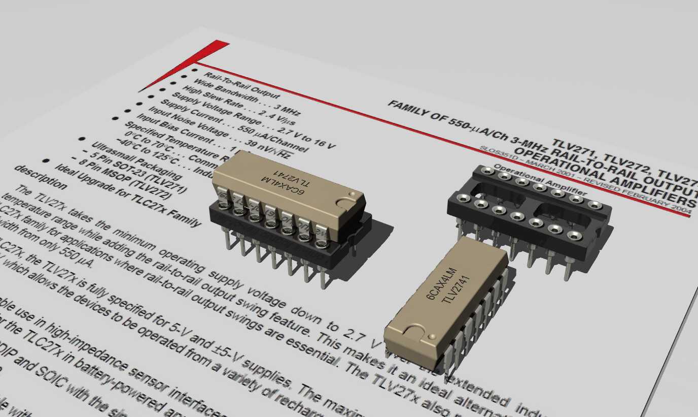 TLV2741操作放大器。