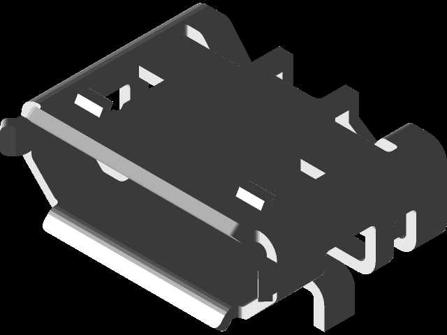 Micro-USB B型阴性连接器SMD