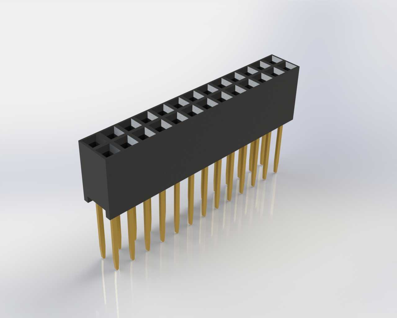 13x2 2,54mm�������ո�̨
