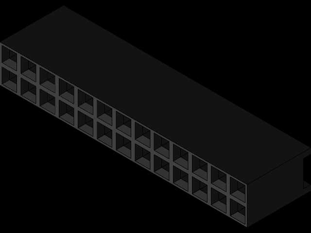 13x2 2,54mm�������ո�̨
