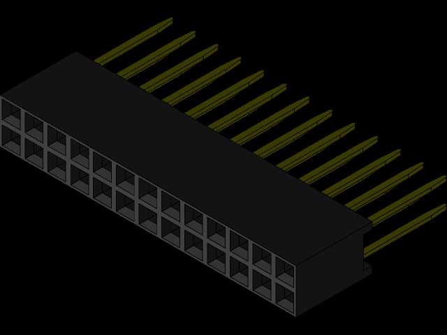 13x2 2,54mm�������ո�̨