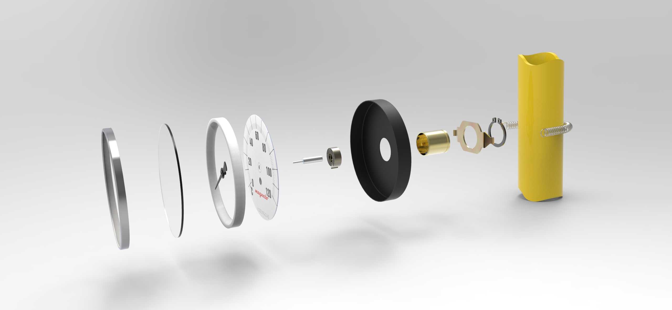 ��ʽ�����¶ȼ�-˫�����¶ȼ�63mm