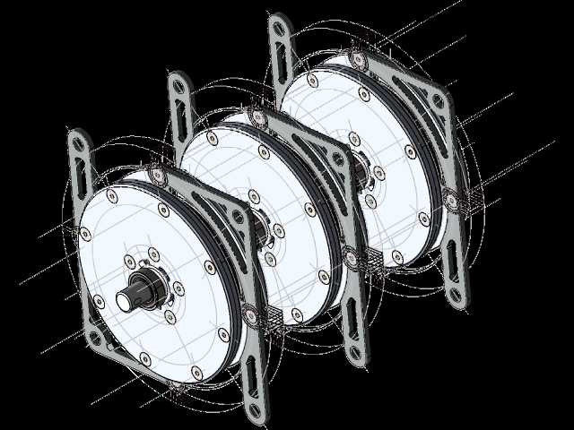 ULTRAFLEX4x4实验发电机双背对背哈尔巴赫阵列。