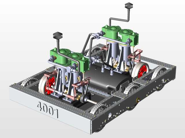 FRC 2017团队4001 STEAMWORKS 2017蒸汽机器人