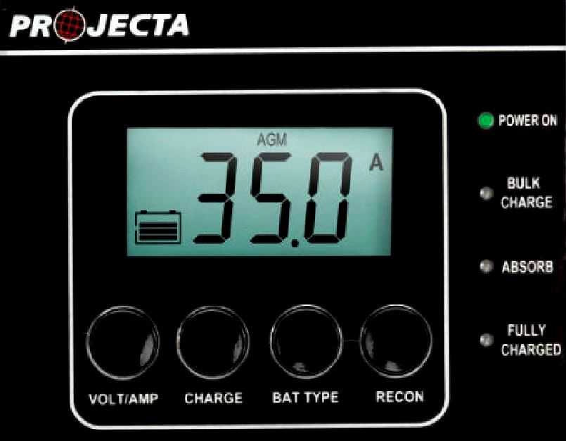 Projecta自动12V 35A 7级电池充电器IC3500