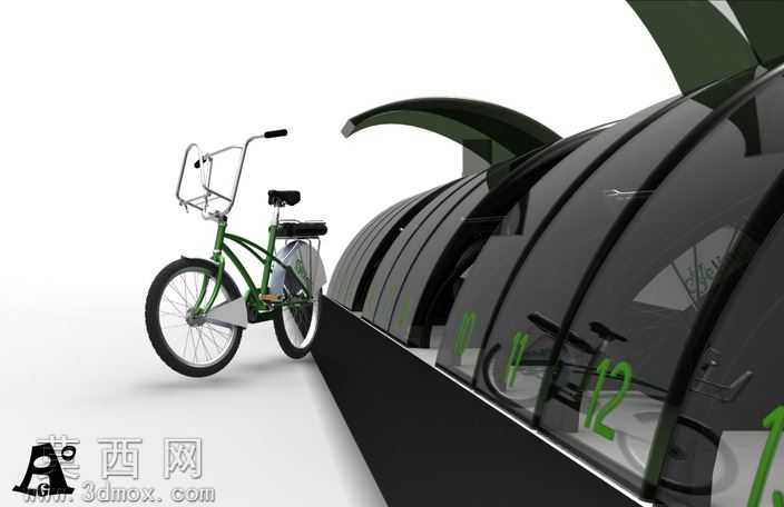 Cycling_electric自行车停车位