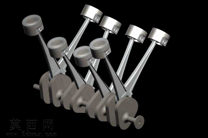 V8发动机的工作概念
