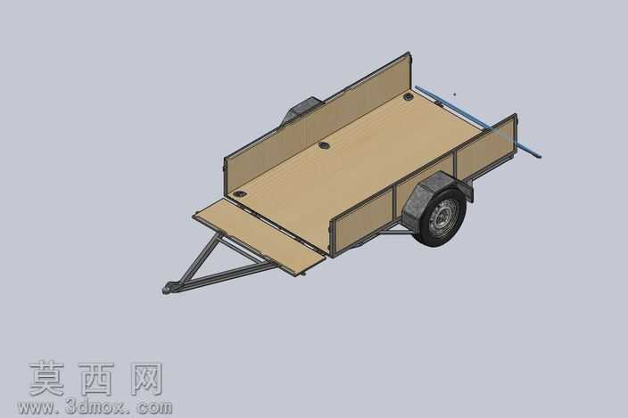 4.7英尺x8英尺拖车
