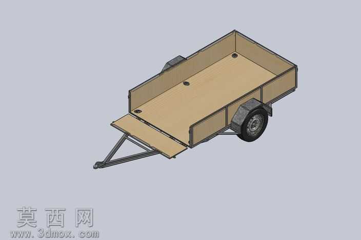 4.7英尺x8英尺拖车