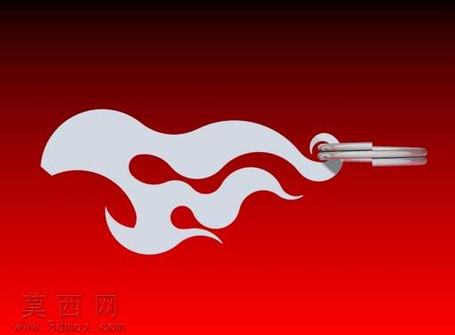 钥匙链开瓶器(火焰设计)