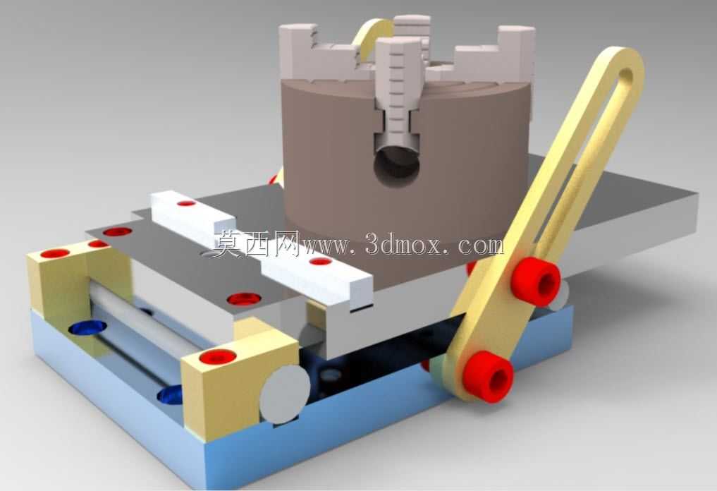 带T形槽板的小型轧机正弦工作台