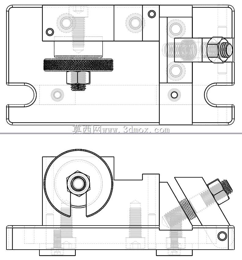 请求-离合器臂铣削夹具