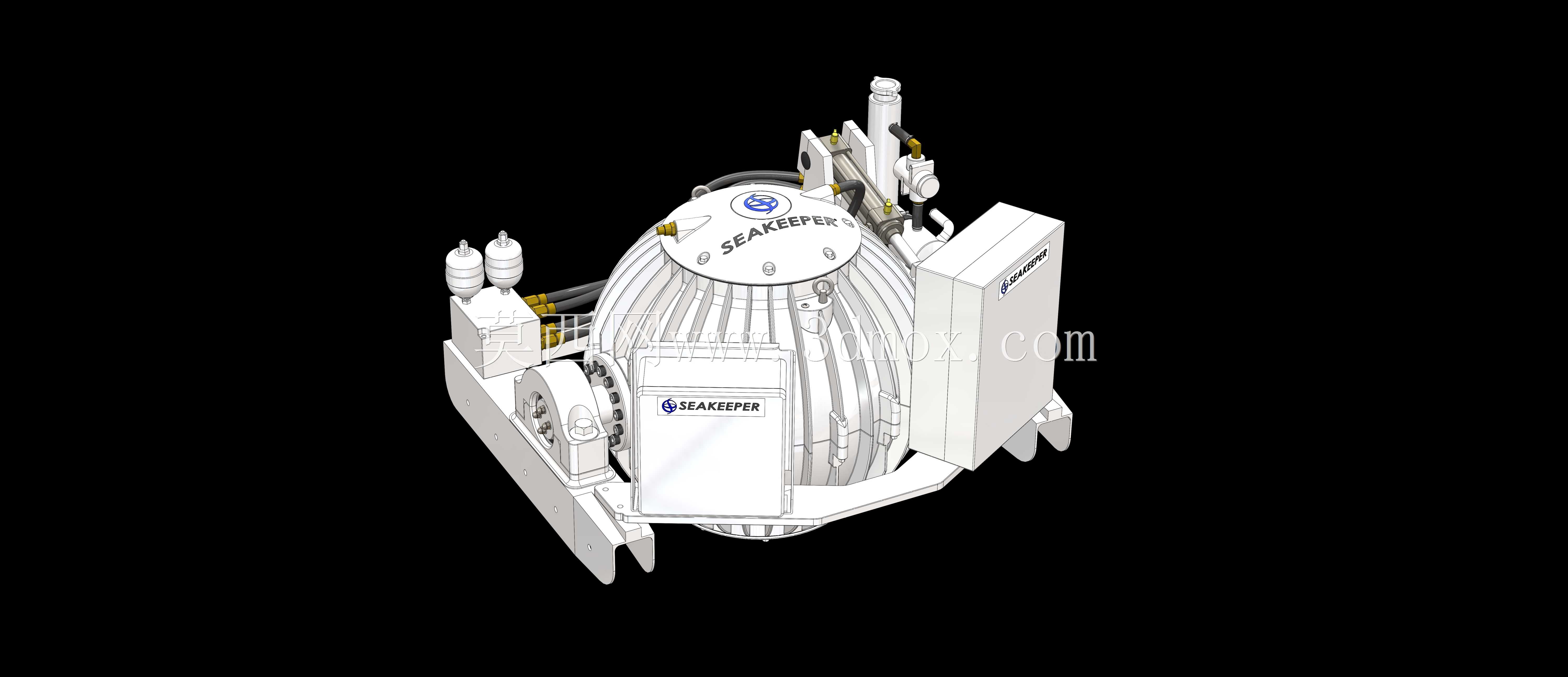���������ȶ�����Seakeeper M8000���ⲿ������ͼ