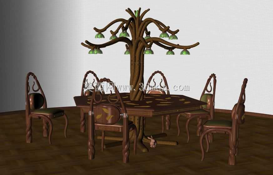 树桌餐具-自然版和现代版