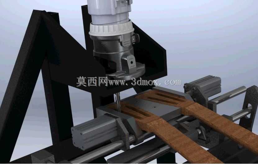 吉他头开槽夹具