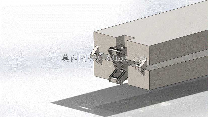 用液压缸作180度旋转的剪刀机构