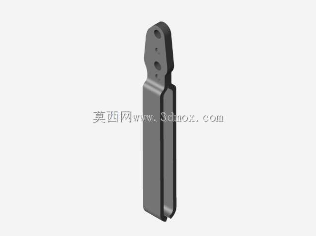 带拨动夹的法兰钻模