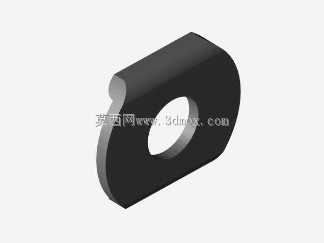 带拨动夹的法兰钻模