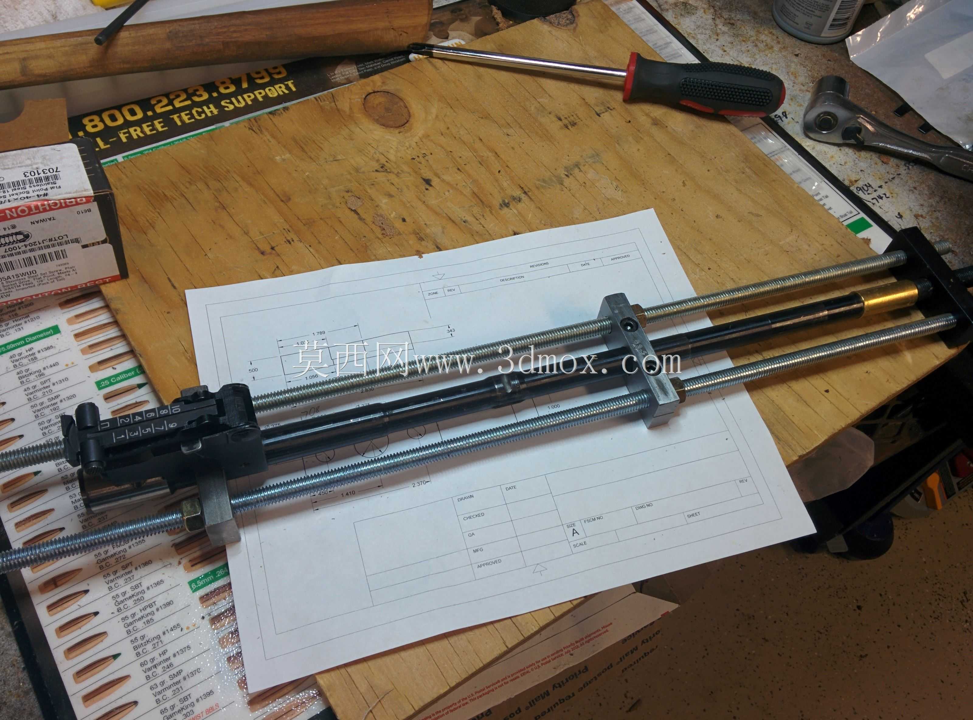AK-74枪管去填充工具