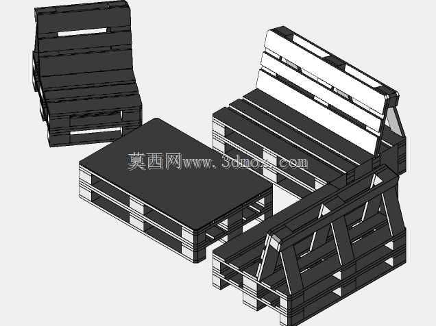 欧式托盘花园家具