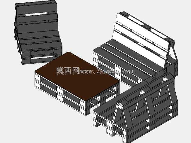 欧式托盘花园家具