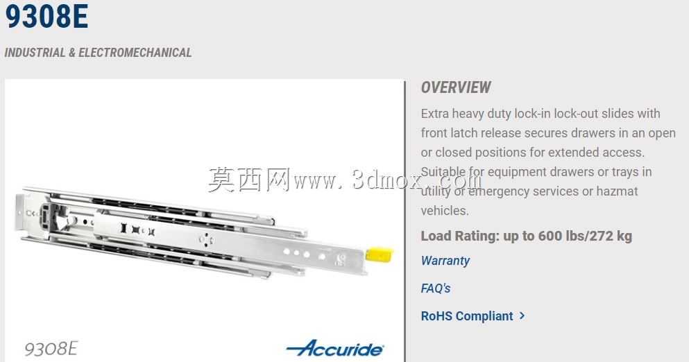 Accuride 500 9308��