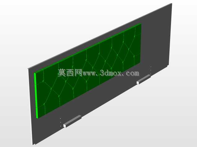 带浮动框架和LED照明的玛格丽塔床