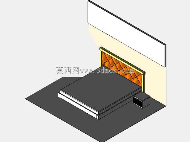 带浮动框架和LED照明的玛格丽塔床