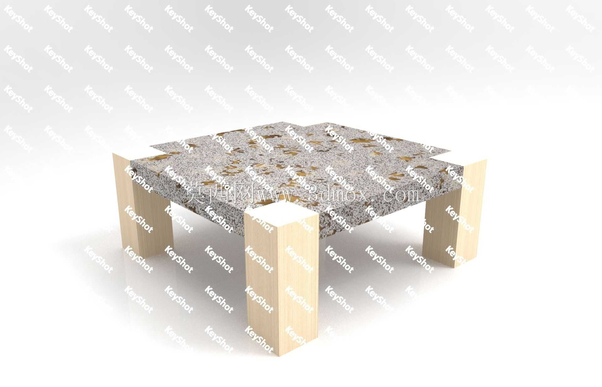生锈的桌子