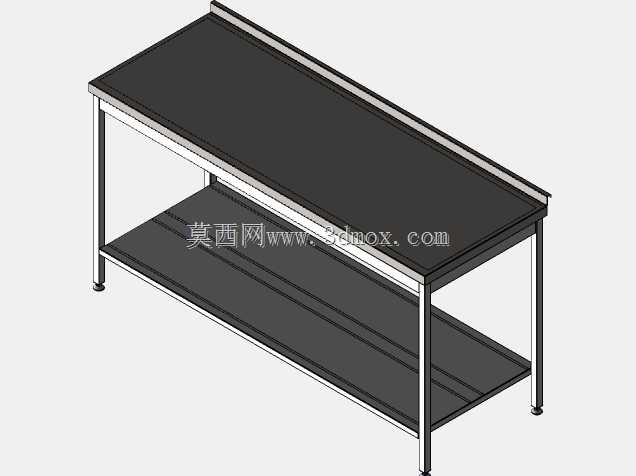 带架子的厨房工作台