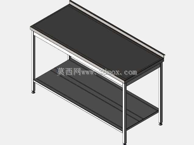 带架子的厨房工作台