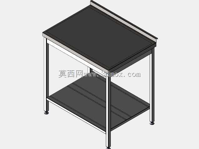 带架子的厨房工作台