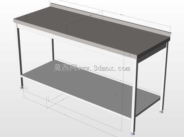 带架子的厨房工作台