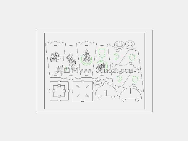 斋月木激光切割