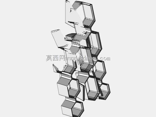 \“六只猫”-一个猫树书架