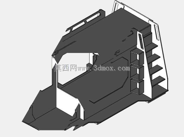 儿童床“航天飞机”——Детская кровать \"Космический челнок\"