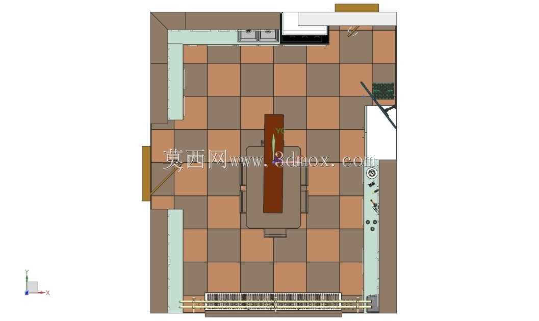 厨房5.5 x 4.5(m)
