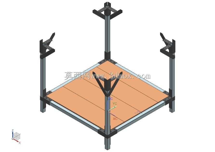 手动工具工作台,H=950,W=1000,L=1000(mm)