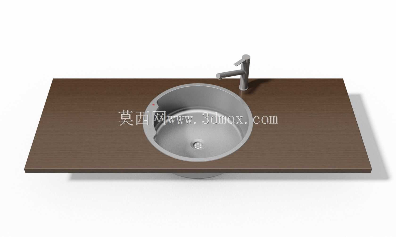 带肥皂泵的水槽