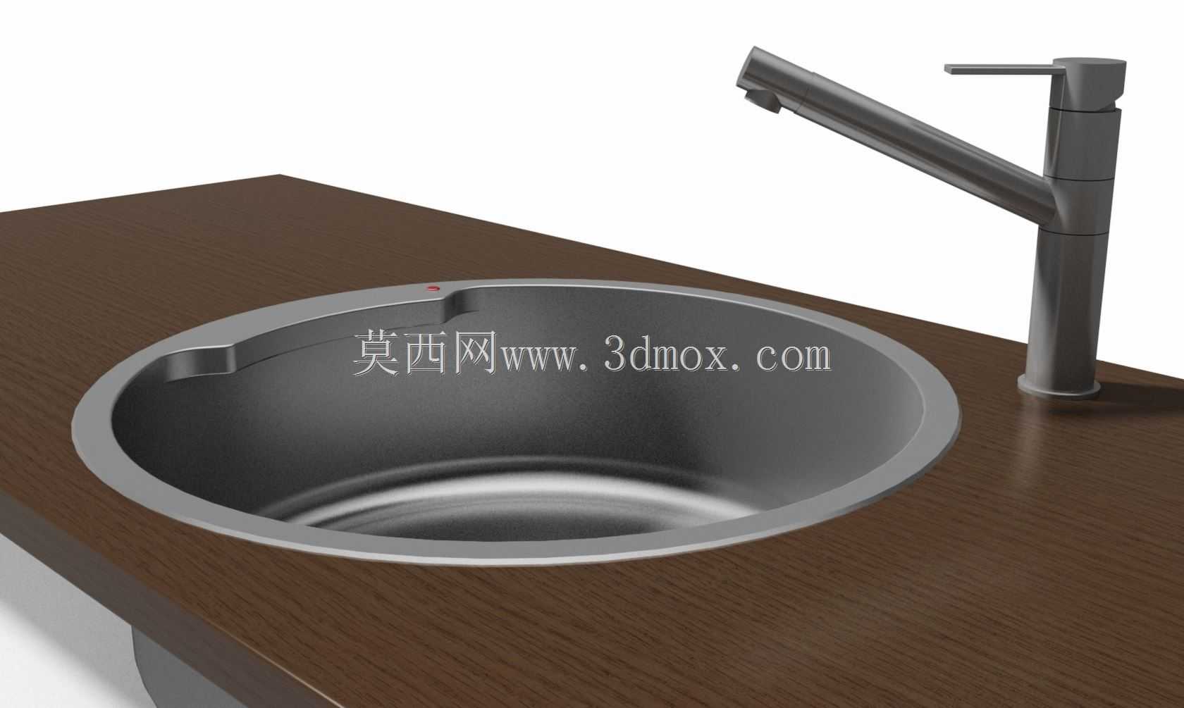 带肥皂泵的水槽