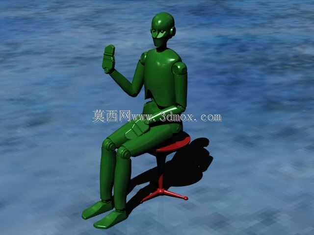 带假人的凳子:)