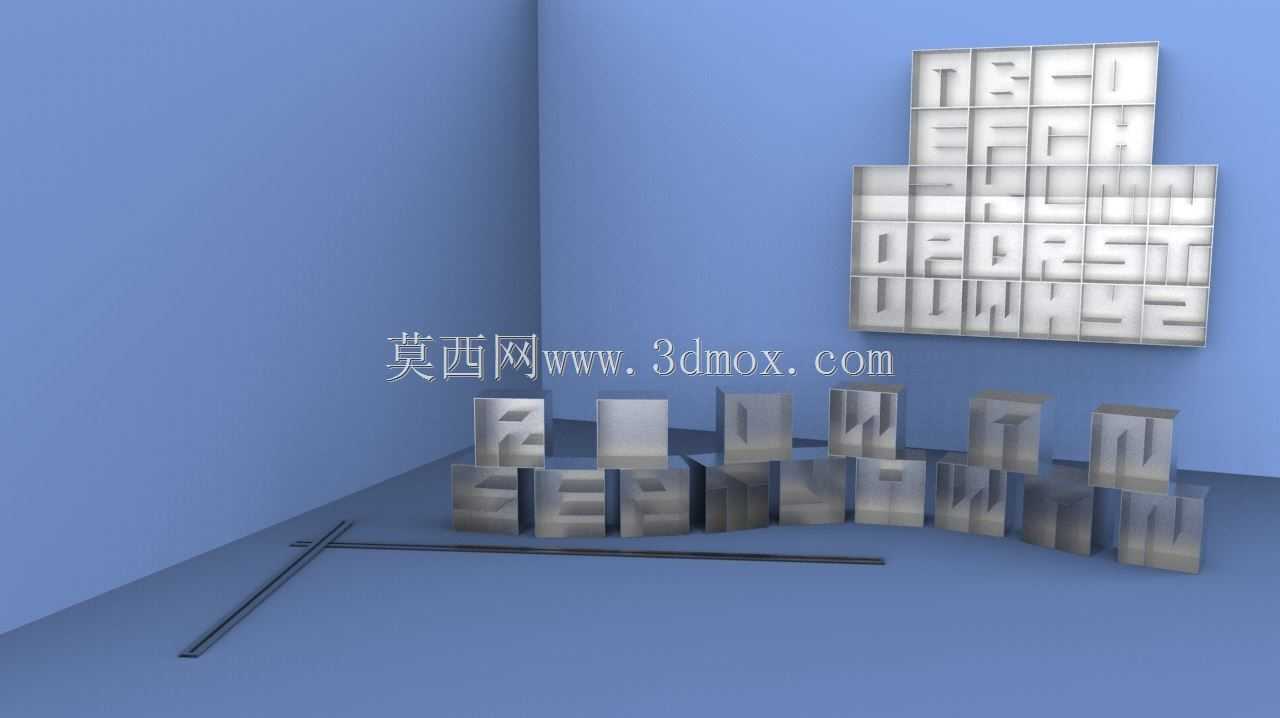 字母书架